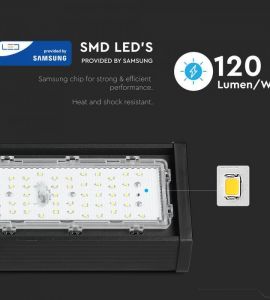 Proiector led Samsung 30W cu senzor: Lampa industriala liniara led 100W