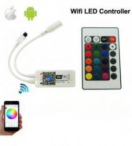 Proiector led 150W SuperBRIGHT: Controler Smart RGB Wi-fi si telecomanda