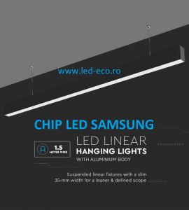 Proiector led Samsung 50W lumina neutra: Lampi suspendate liniare led 40W