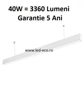 Proiector led 35W cu panou fotovoltaic: Lampi liniare suspendate led 40W