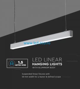 Lampa industriala liniara led 150W: Lampi dimabile liniare suspendate led 40W