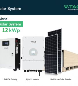 Baterie sistem fotovoltaic 5 Kw IP65: Sistem fotovoltaic Hibrid 12Kw
