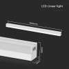 Lampi led liniare interconectabile 40W imagine 1